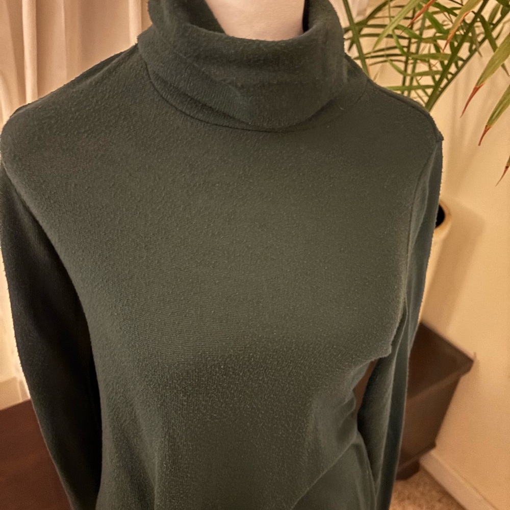 Old Navy Women's Turtleneck Dress- Dark Green